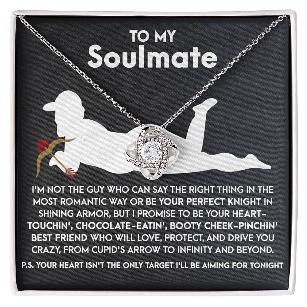 Soulmate - Cupid's Arrow - Love Knot Necklace
