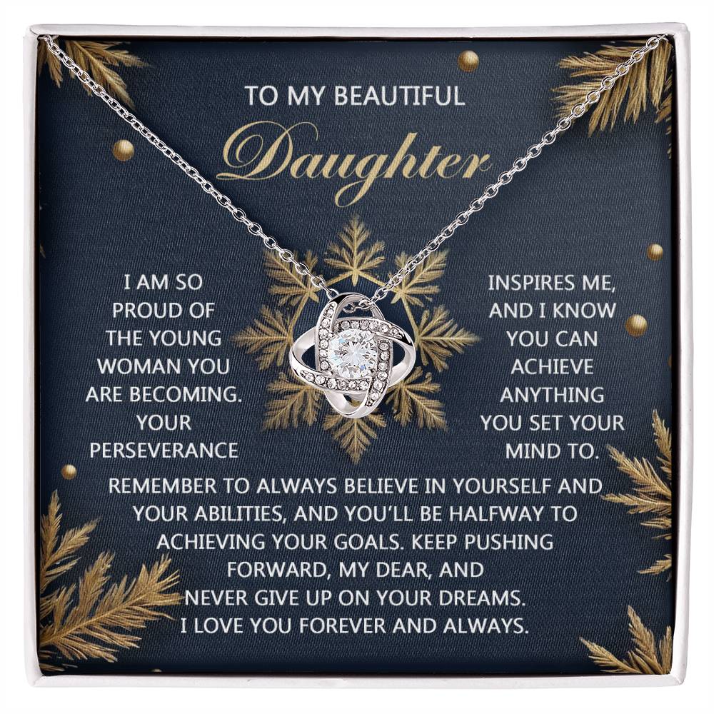Daughter - On Your Dreams - Love Knot Necklace