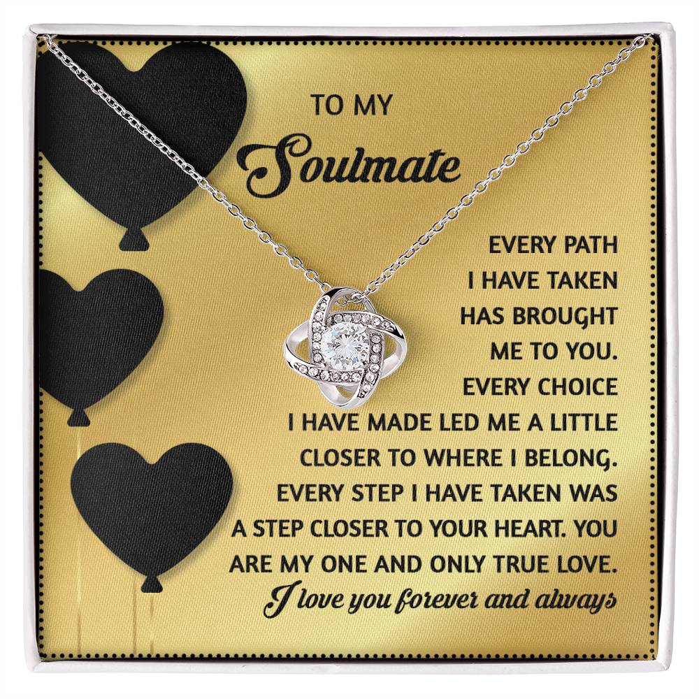Soulmate - A Step Closer - Love Knot Necklace