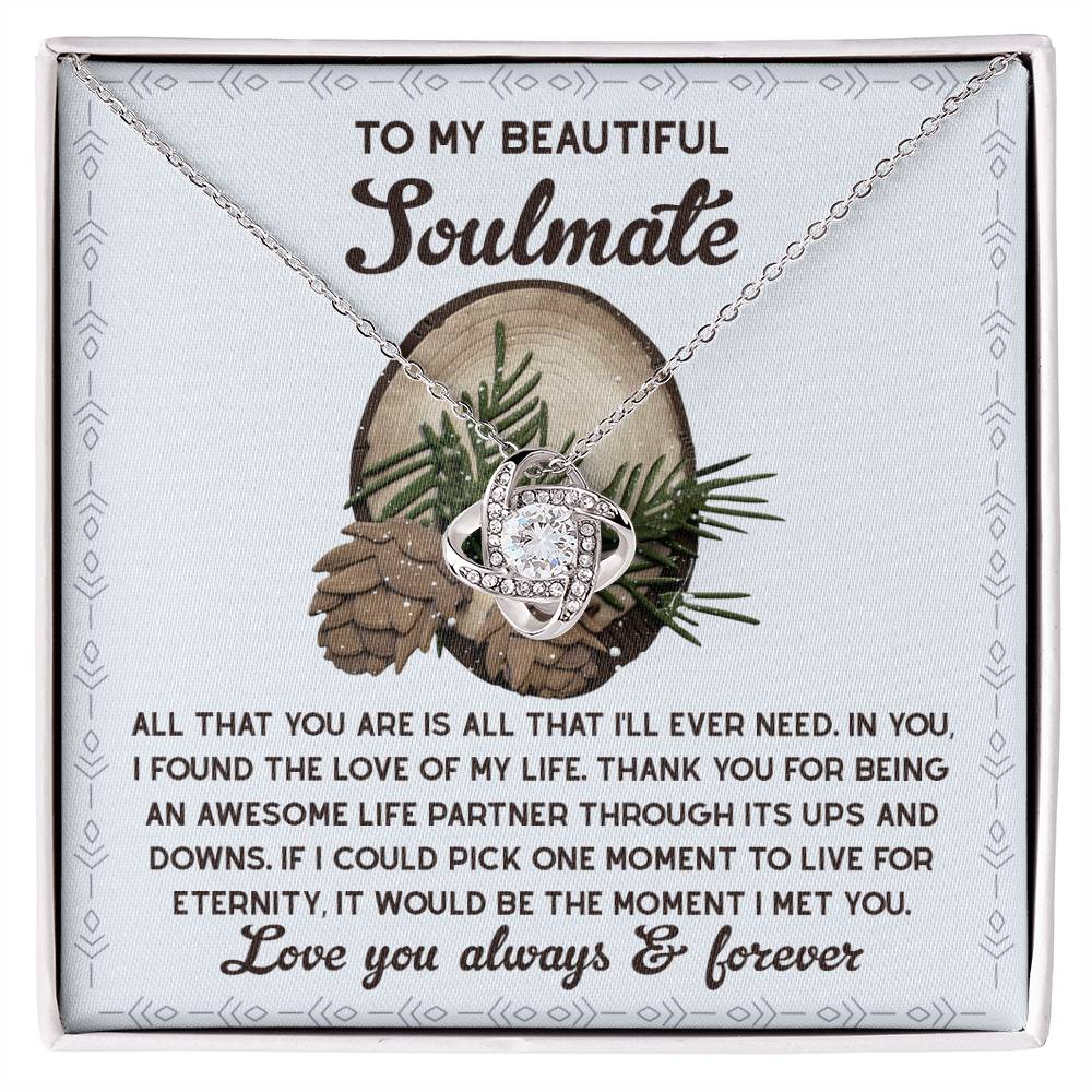 Soulmate - One Moment - Love Knot Necklace