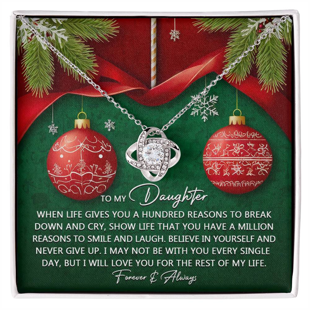 Daughter - Million Reasons - Love Knot Necklace