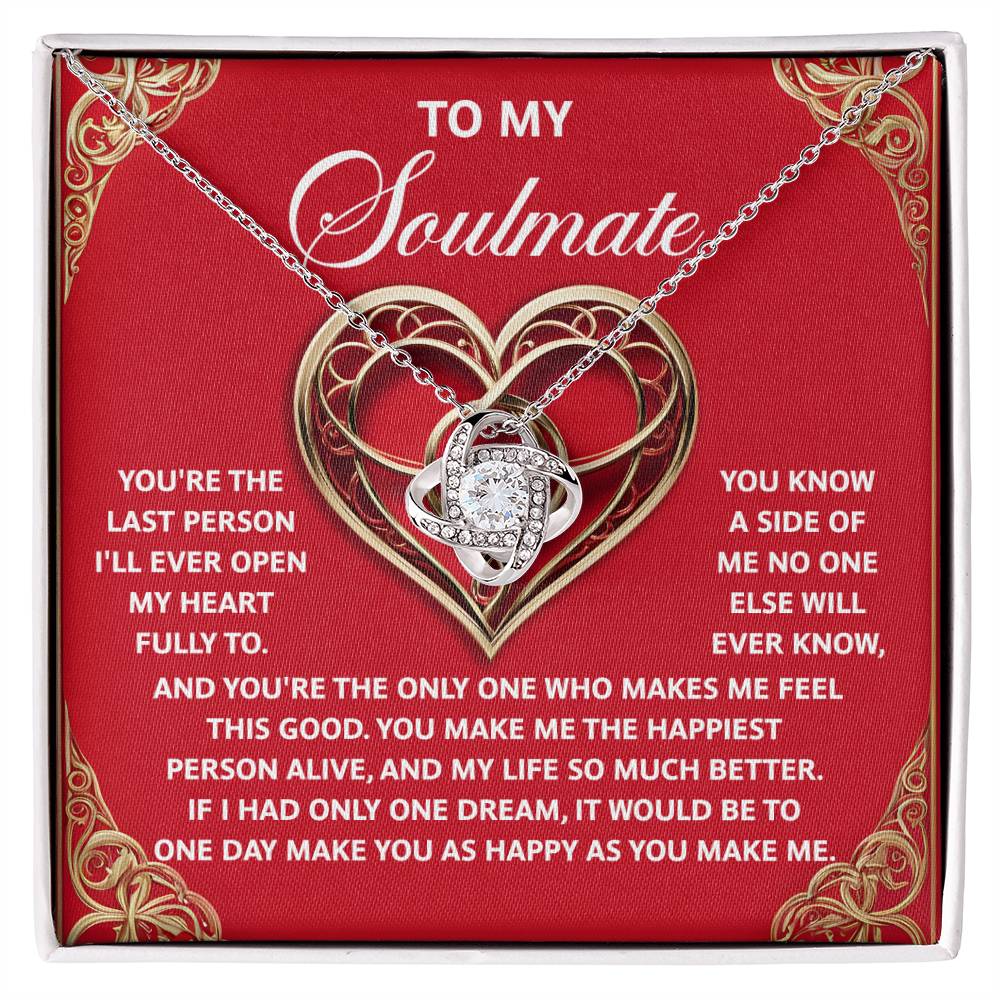 Soulmate - The Only One - Love Knot Necklace