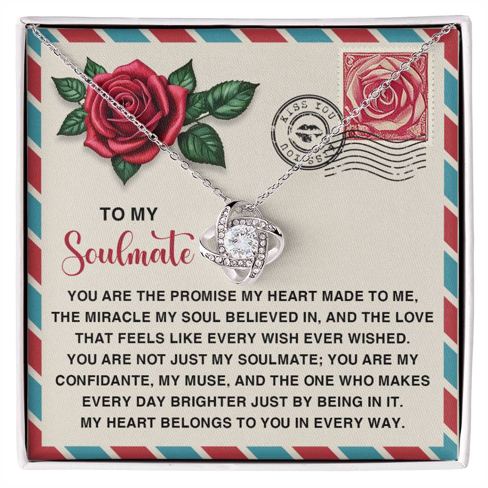 Soulmate - Made To Me - Love Knot Necklace