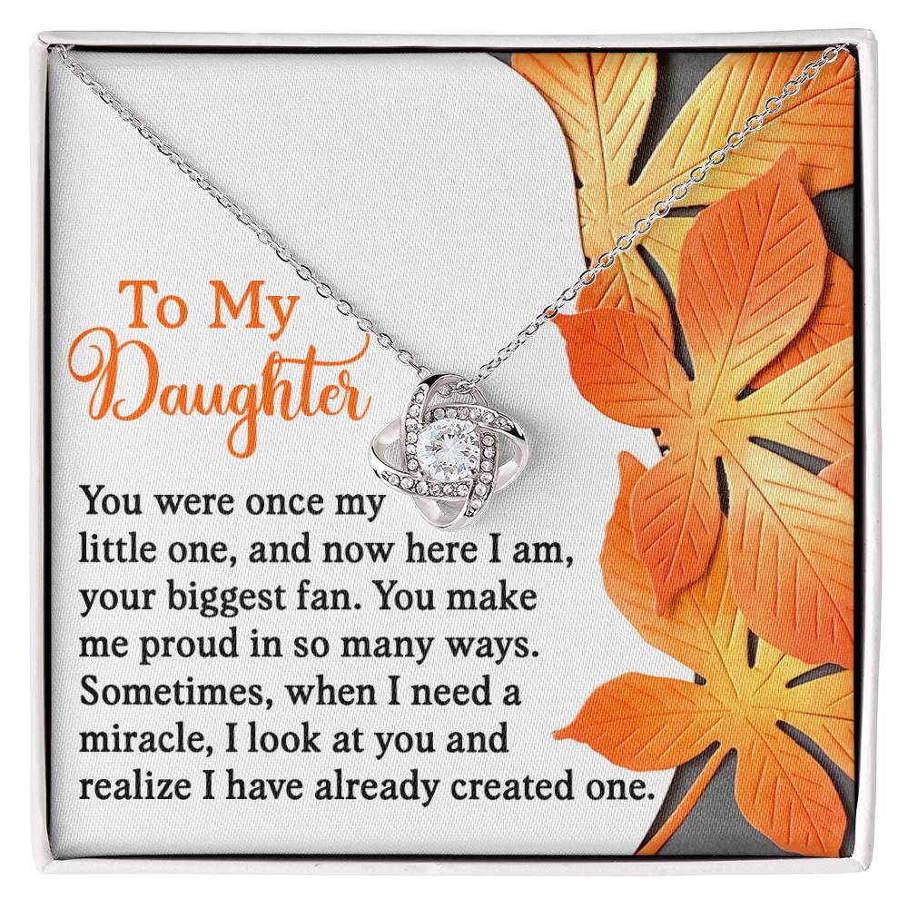 Daughter - Here I Am - Love Knot Necklace