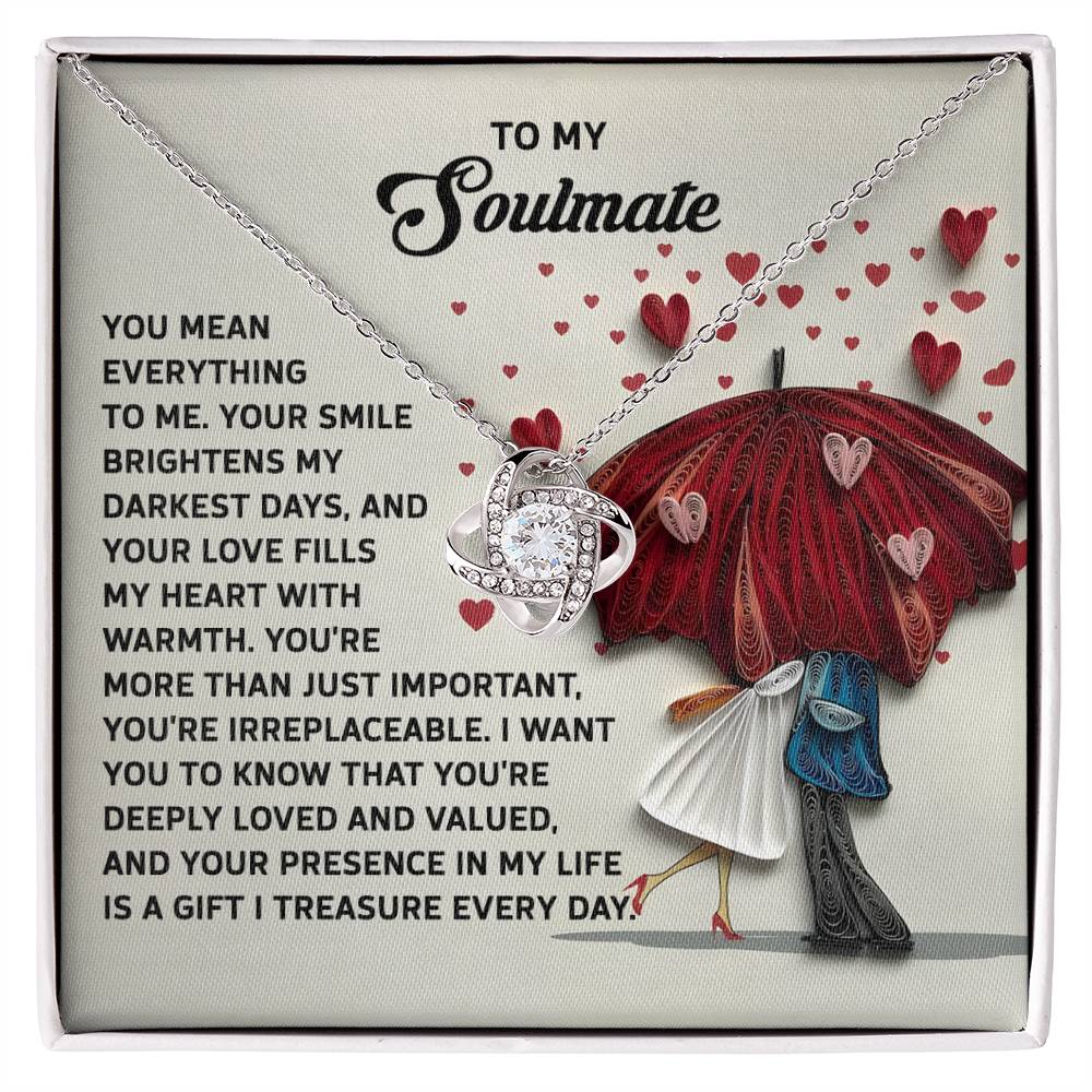 Soulmate - Deeply Loved - Love Knot Necklace