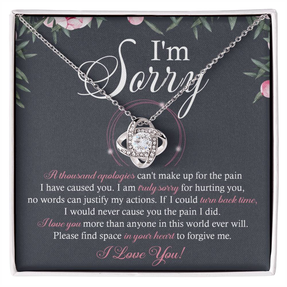 Sorry - World Ever Will - Love Knot Necklace