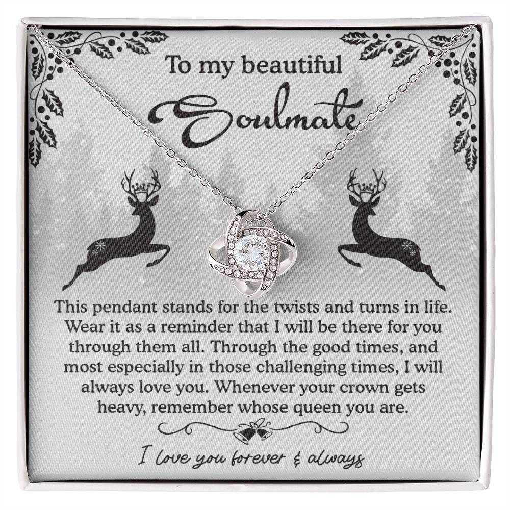 Soulmate - A Reminder - Love Knot Necklace