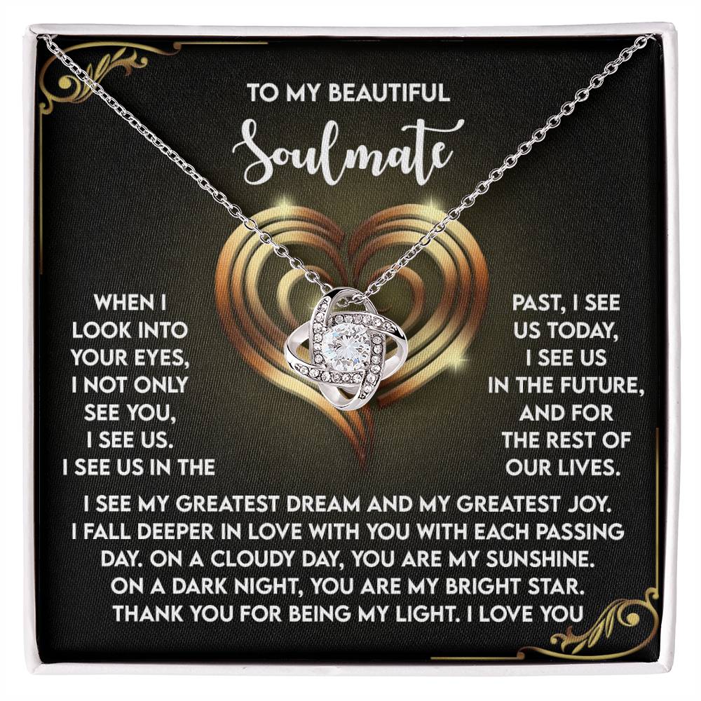 Soulmate - I See Us - Love Knot Necklace