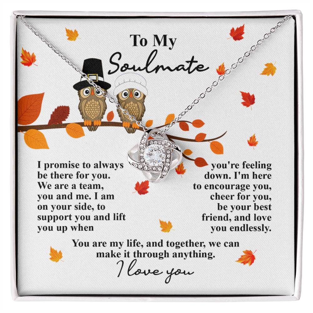 Soulmate - Love You Endlessly - Love Knot Necklace