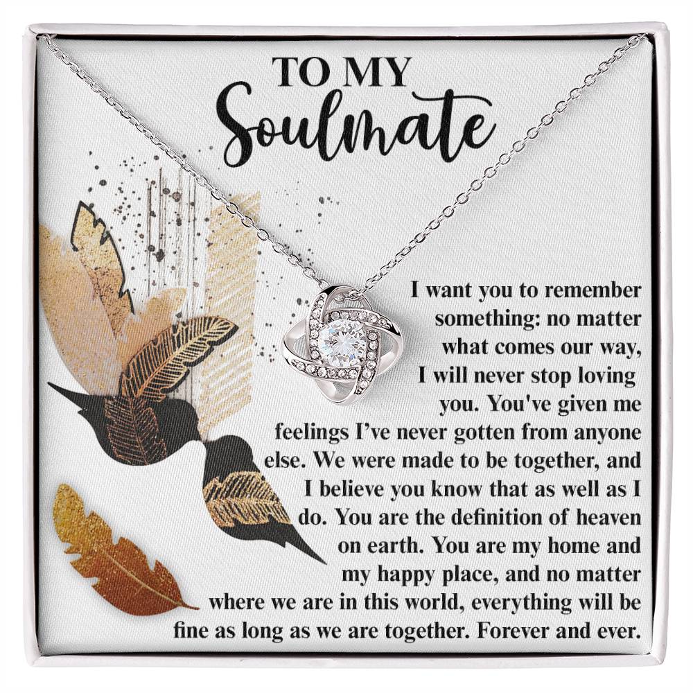 Soulmate - Given Me Feelings - Love Knot Necklace