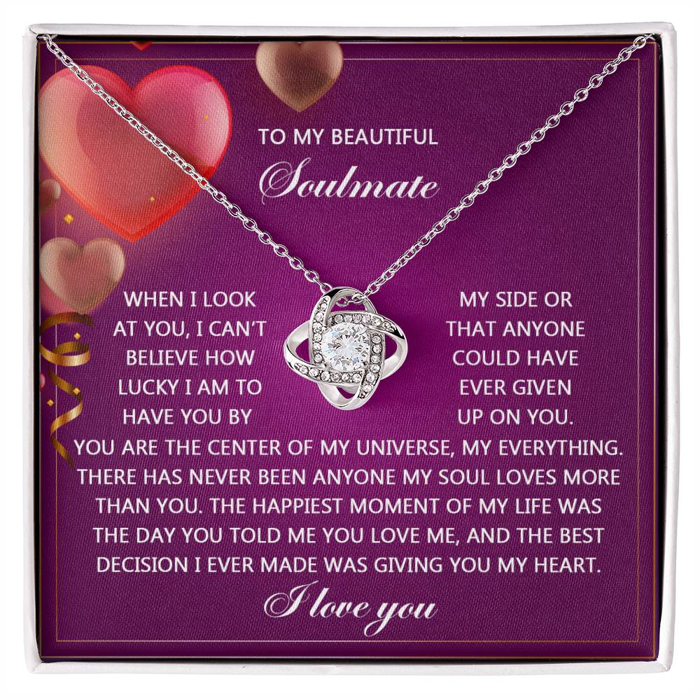 Soulmate - My Soul - Love Knot Necklace