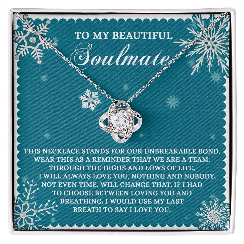 Soulmate - A Team - Love Knot Necklace