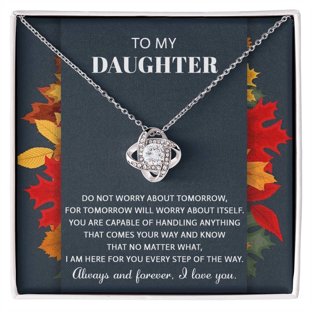 Daughter - Comes Your Way - Love Knot Necklace