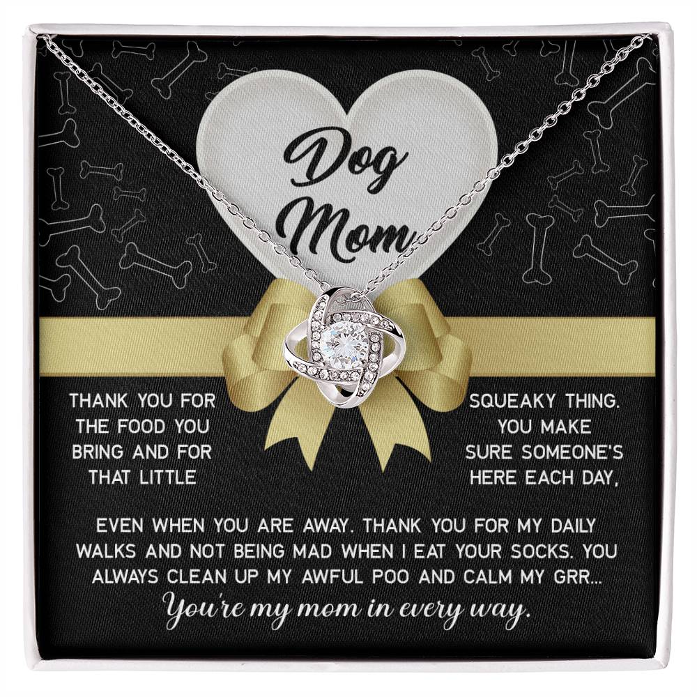 Dog Mom - In Every Way Love Knot Necklace