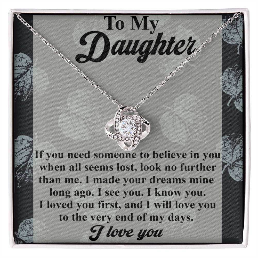 Daughter - My Days - Love Knot Necklace