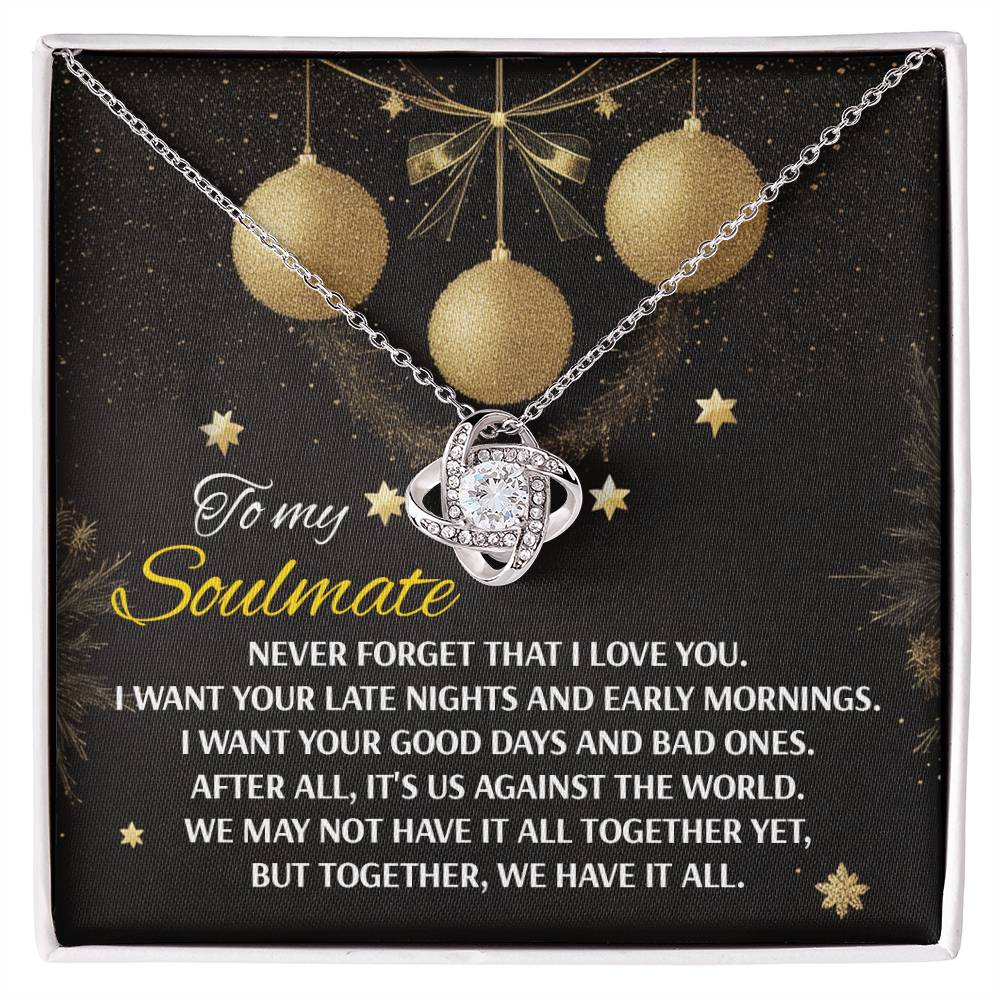 Soulmate - Have It All - Love Knot Necklace