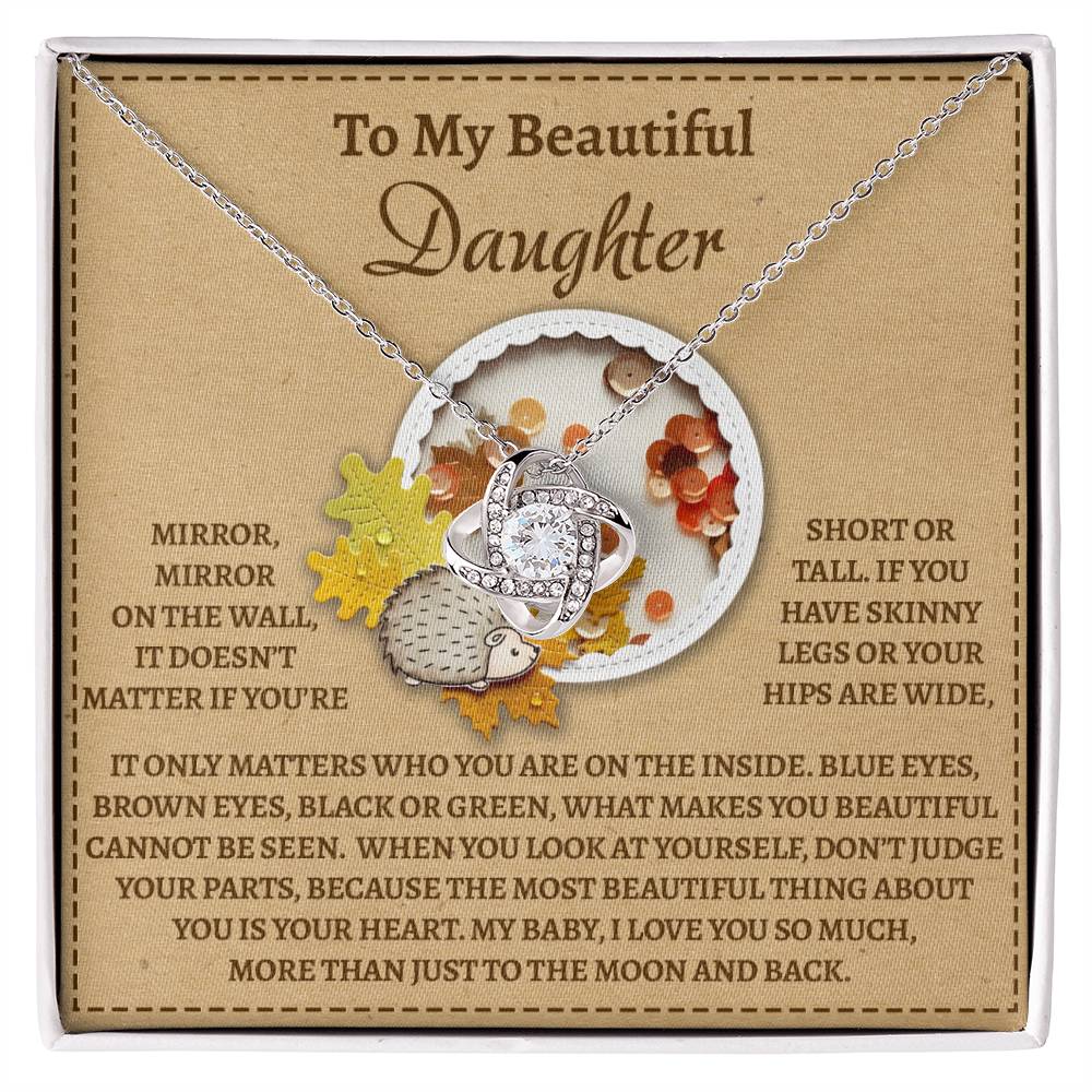 Daughter - On The Wall - Love Knot Necklace