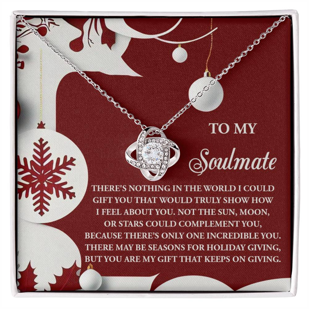 Soulmate - Holiday Giving - Love Knot Necklace