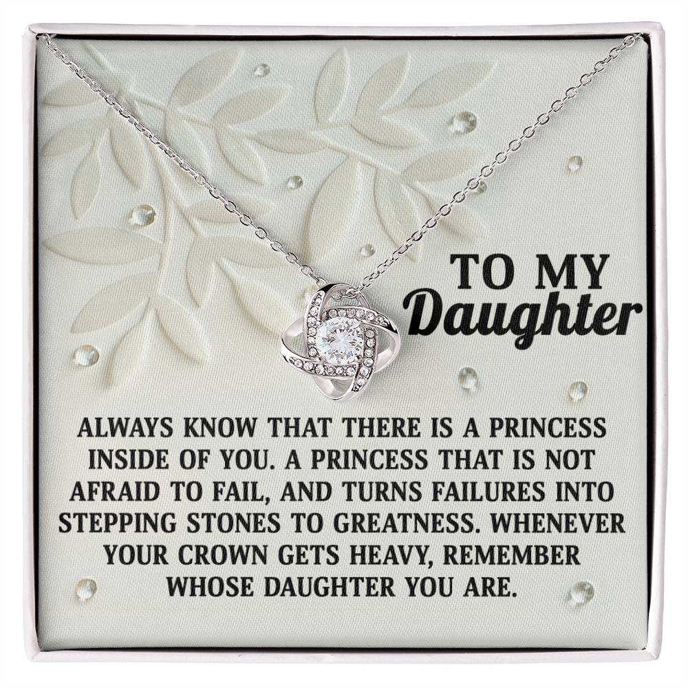 Daughter - Inside Of You - Love Knot Necklace