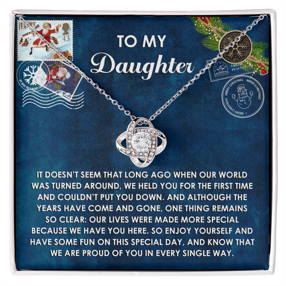 Daughter - Have You Here - Love Knot Necklace