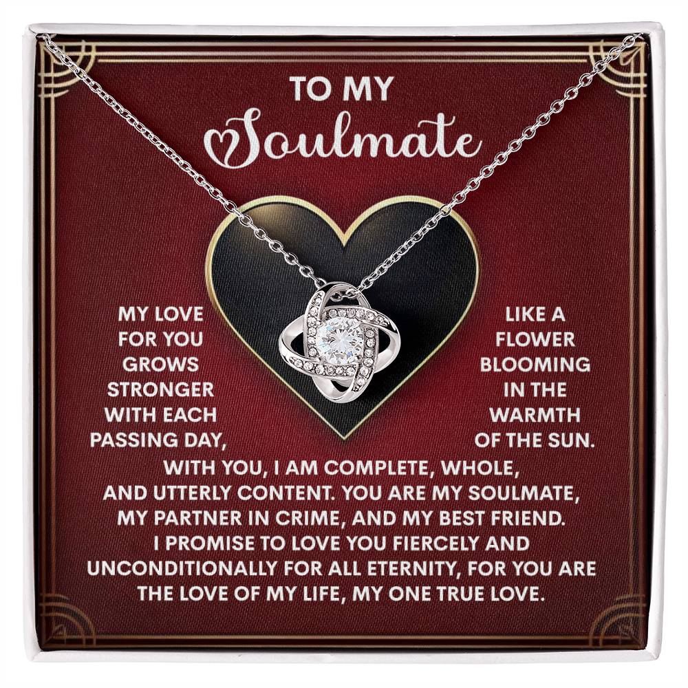 Soulmate - One True Love - Love Knot Necklace