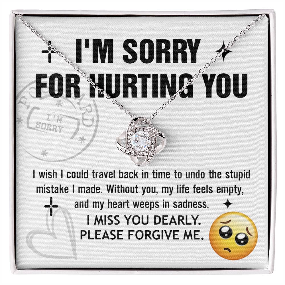 Sorry - Travel Back - Love Knot Necklace