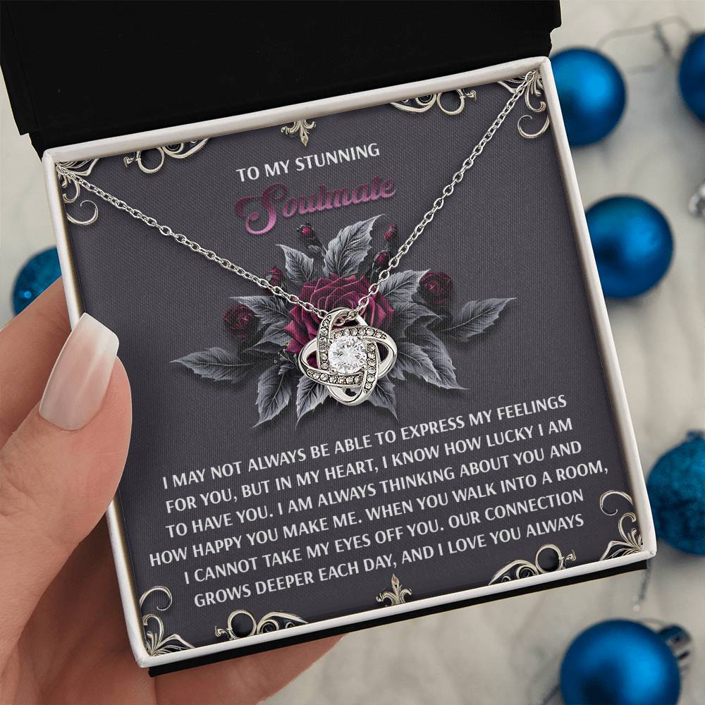 Soulmate - Eyes Off You - Love Knot Necklace