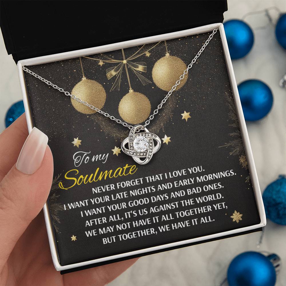 Soulmate - Have It All - Love Knot Necklace