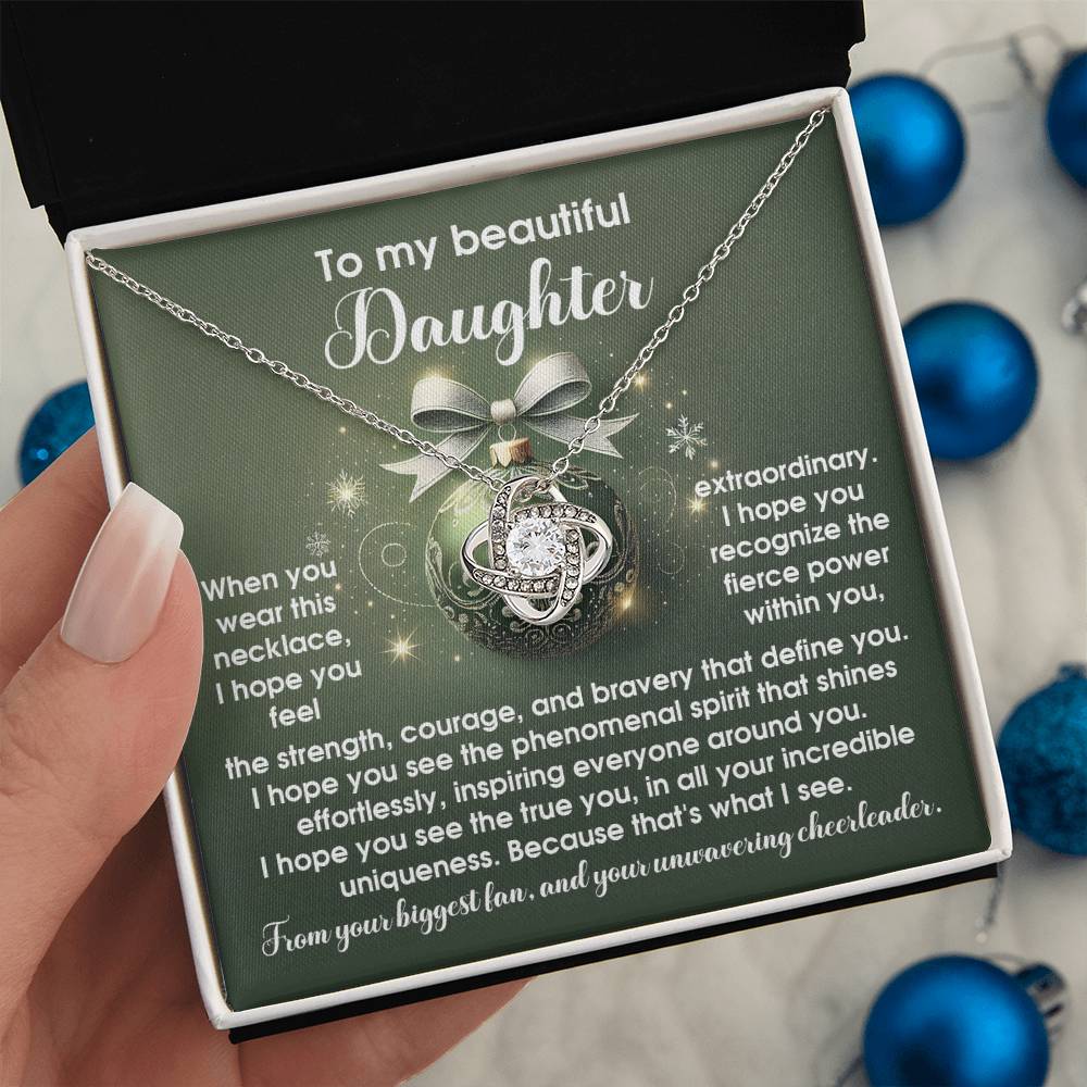 Daughter - Incredible Uniqueness - Love Knot Necklace