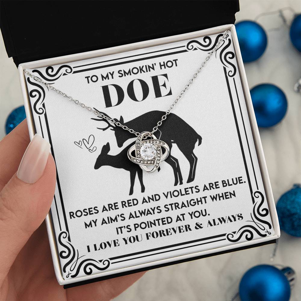 Soulmate - Pointed At You - Love Knot Necklace