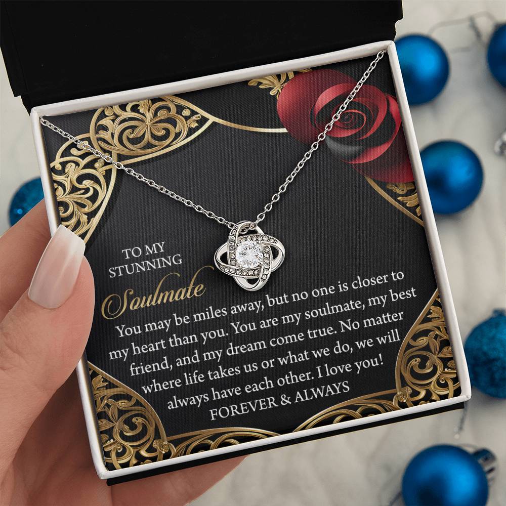 Soulmate - Have Each Other - Love Knot Necklace