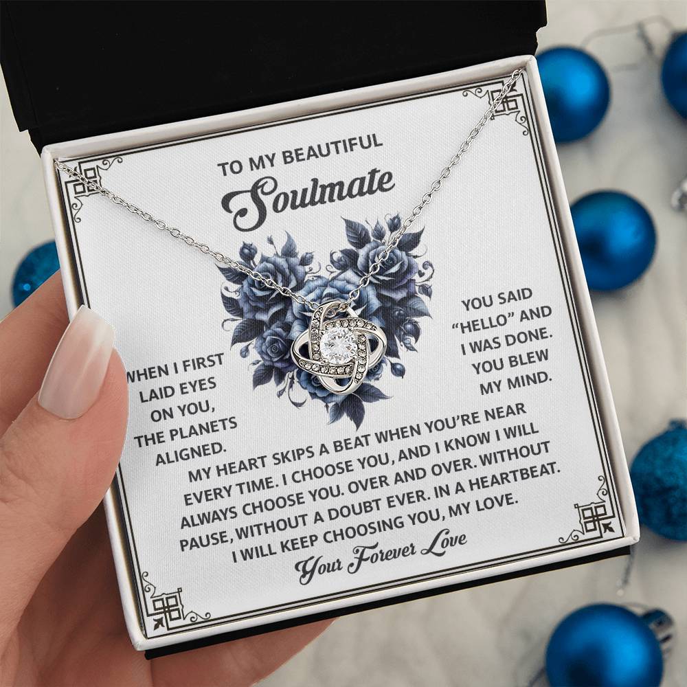 Soulmate - Skips A Beat - Love Knot Necklace
