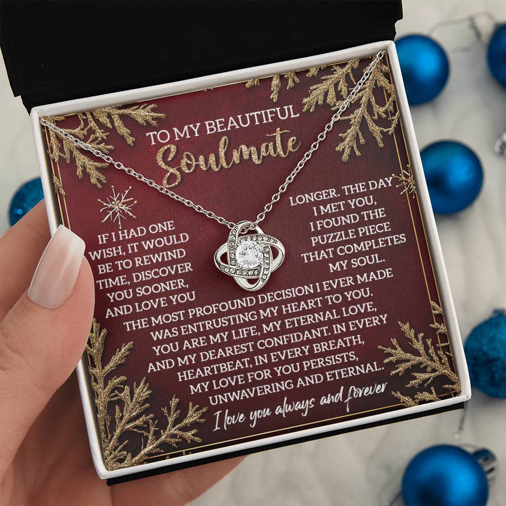 Soulmate - Rewind Time - Love Knot Necklace