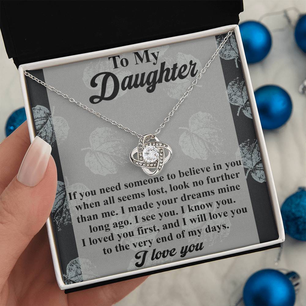 Daughter - My Days - Love Knot Necklace