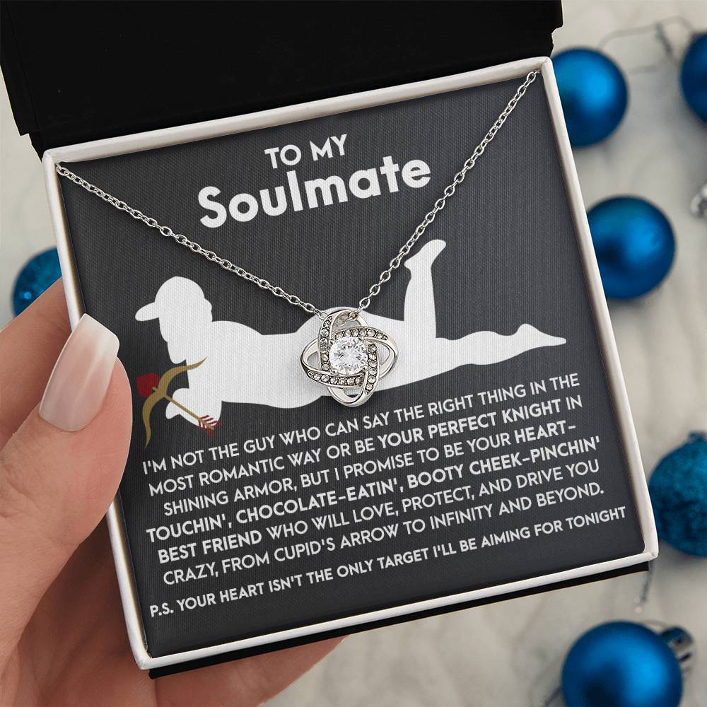Soulmate - Cupid's Arrow - Love Knot Necklace