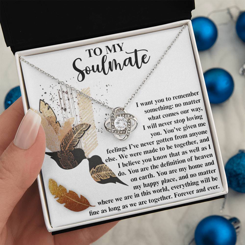 Soulmate - Given Me Feelings - Love Knot Necklace