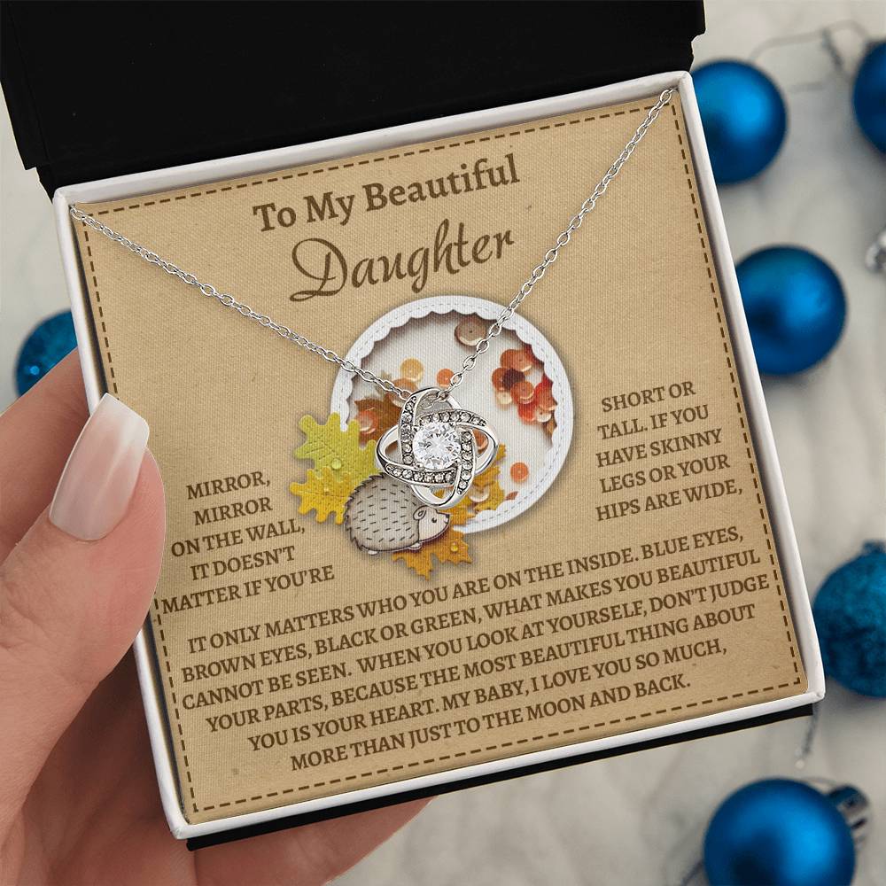 Daughter - On The Wall - Love Knot Necklace
