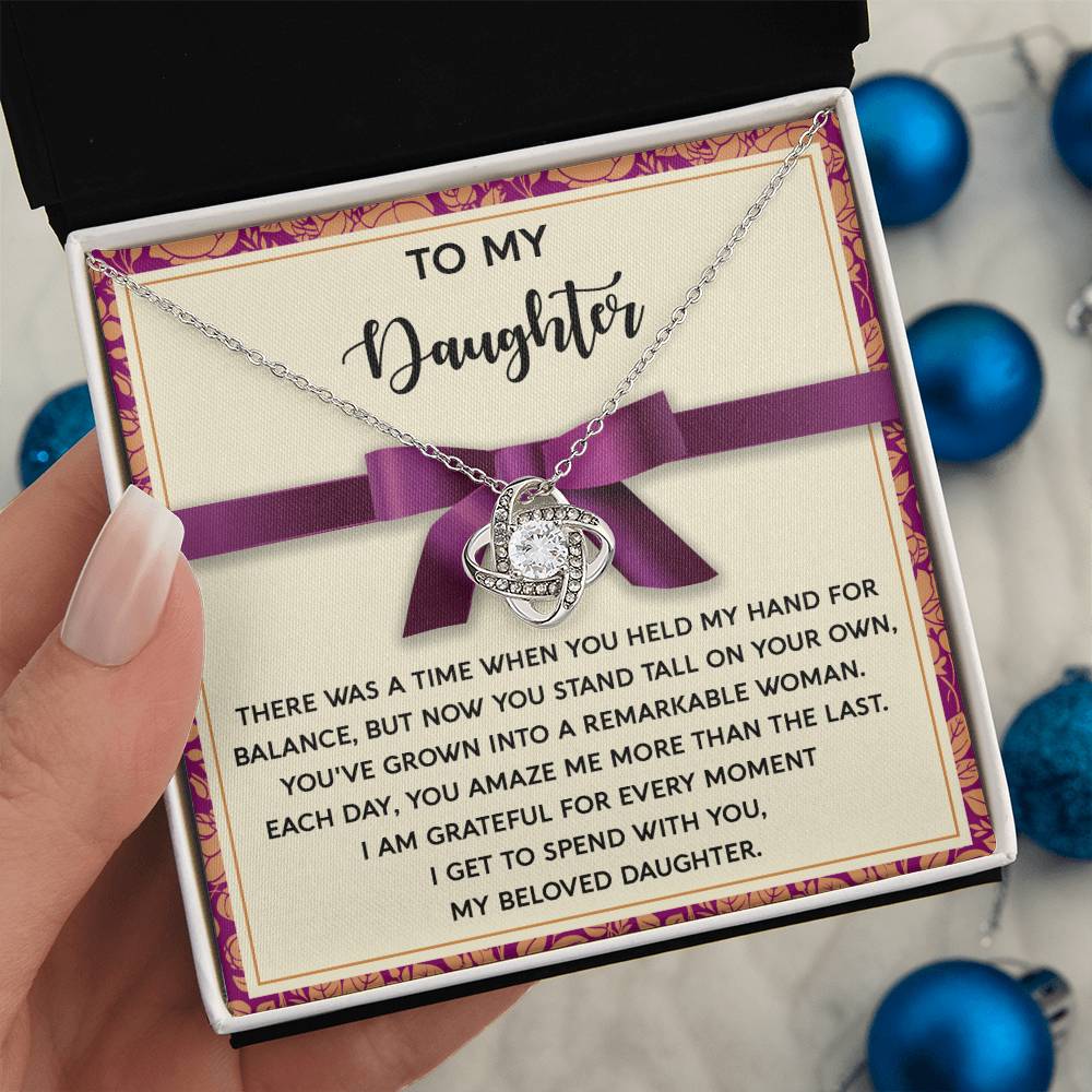 Daughter - Spend With You - Love Knot Necklace