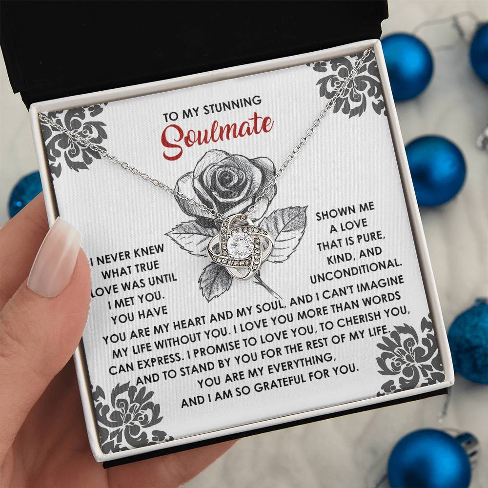 Soulmate - Cherish You - Love Knot Necklace