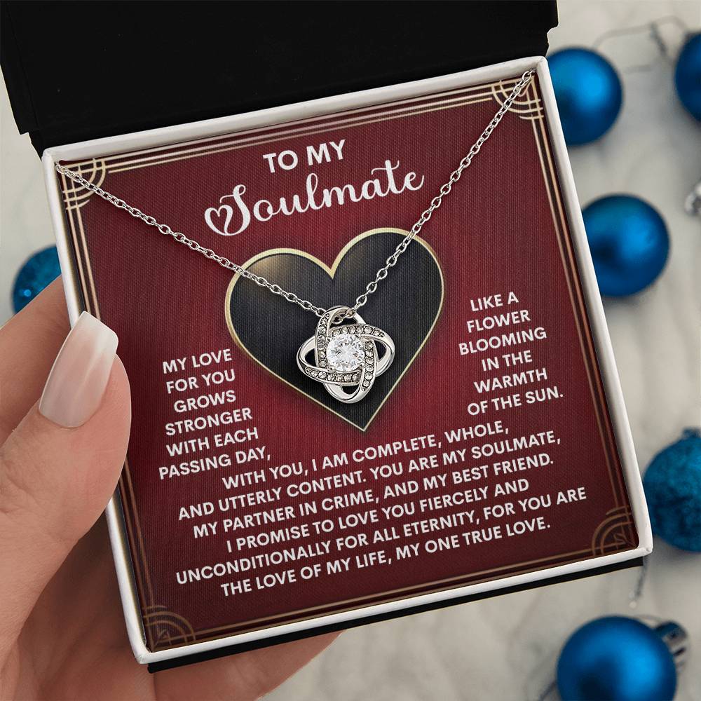 Soulmate - One True Love - Love Knot Necklace