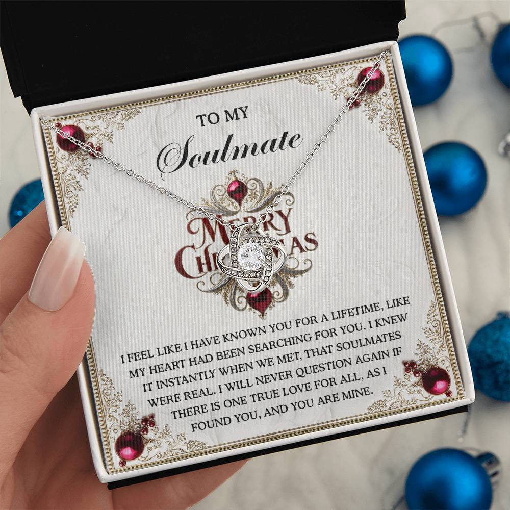 Soulmate - I Found You - Love Knot Necklace