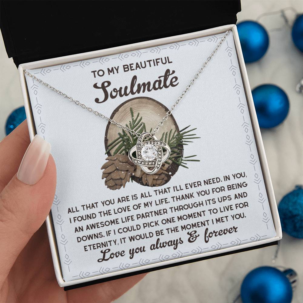Soulmate - One Moment - Love Knot Necklace