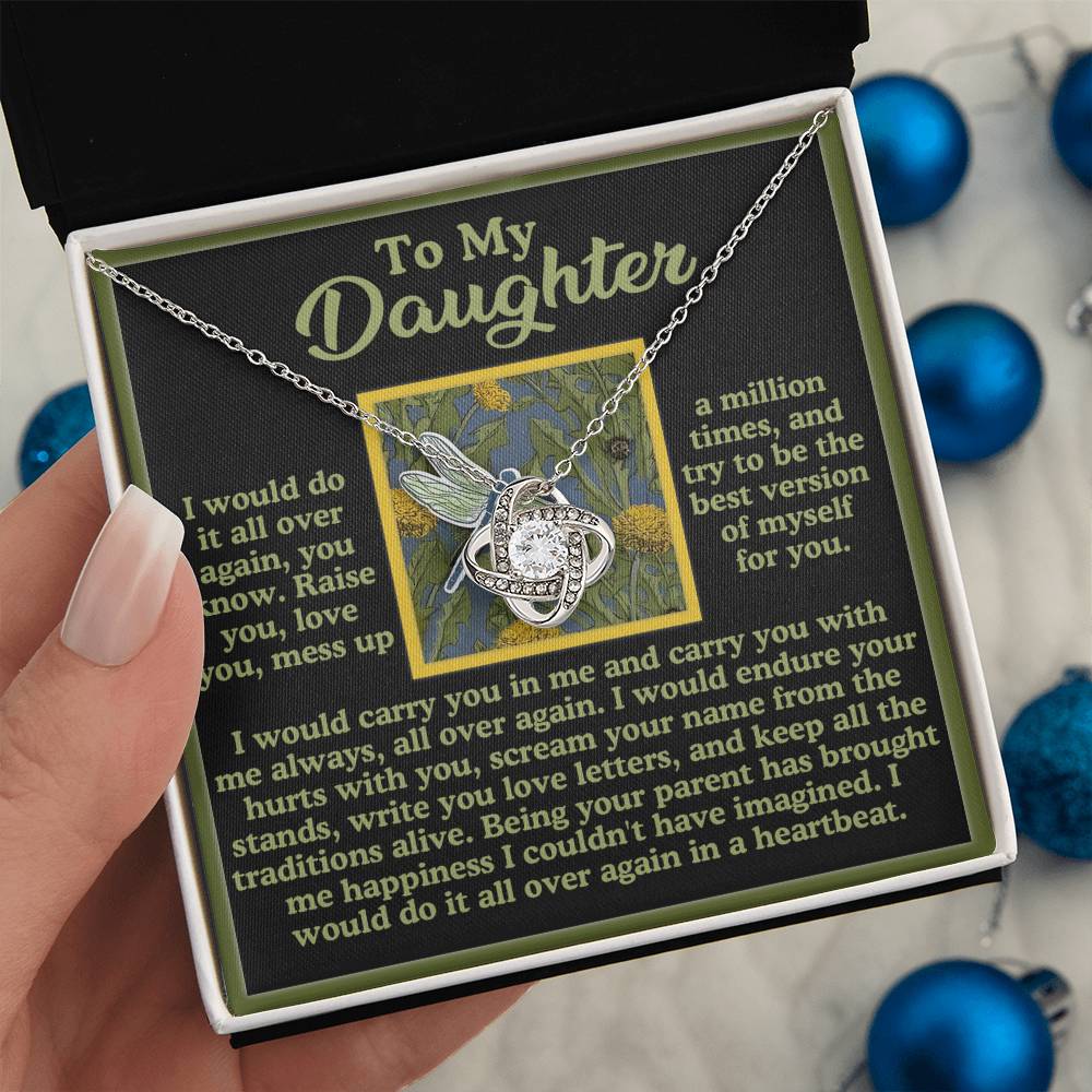 Daughter - All Over Again - Love Knot Necklace