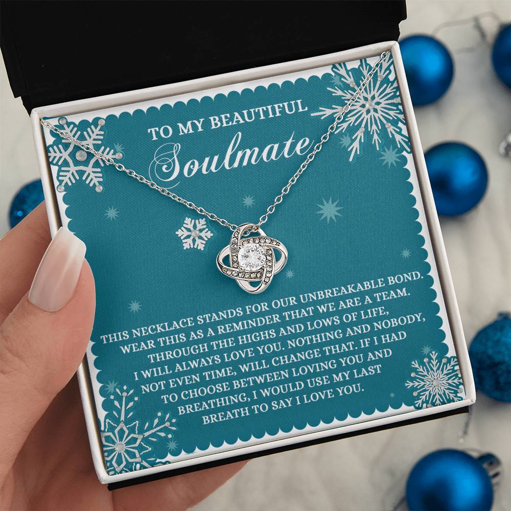 Soulmate - A Team - Love Knot Necklace
