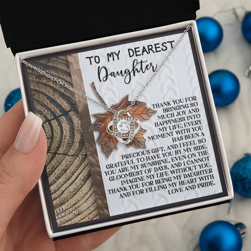 Daughter - Love And Pride - Love Knot Necklace
