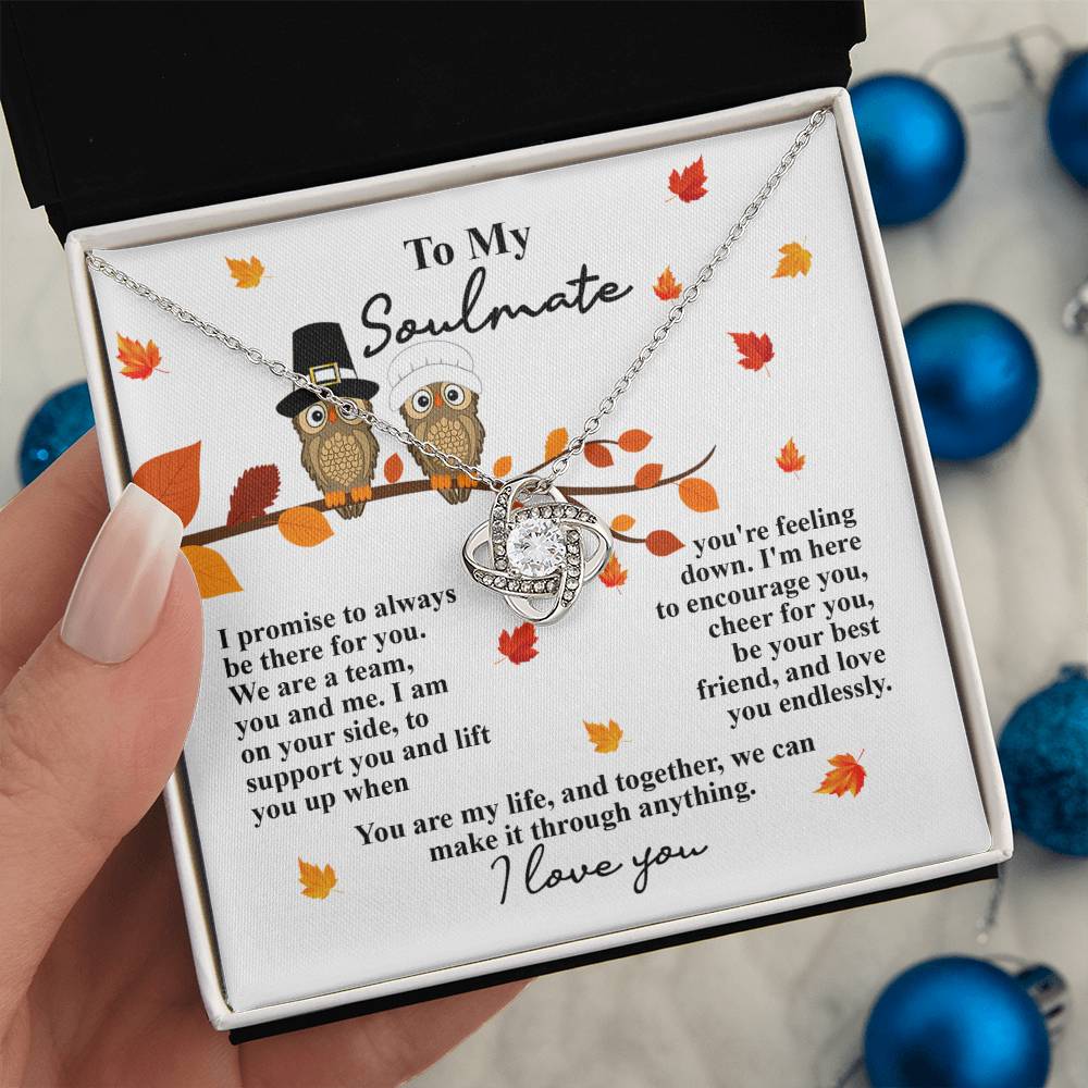 Soulmate - Love You Endlessly - Love Knot Necklace