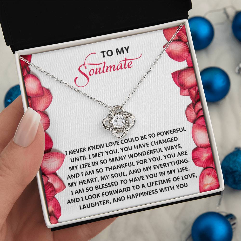 Soulmate - Until I - Love Knot Necklace