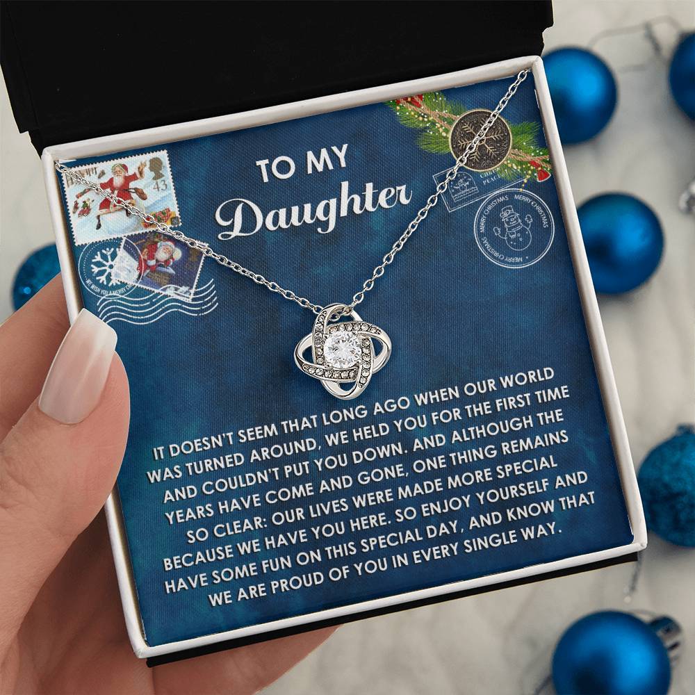 Daughter - Have You Here - Love Knot Necklace