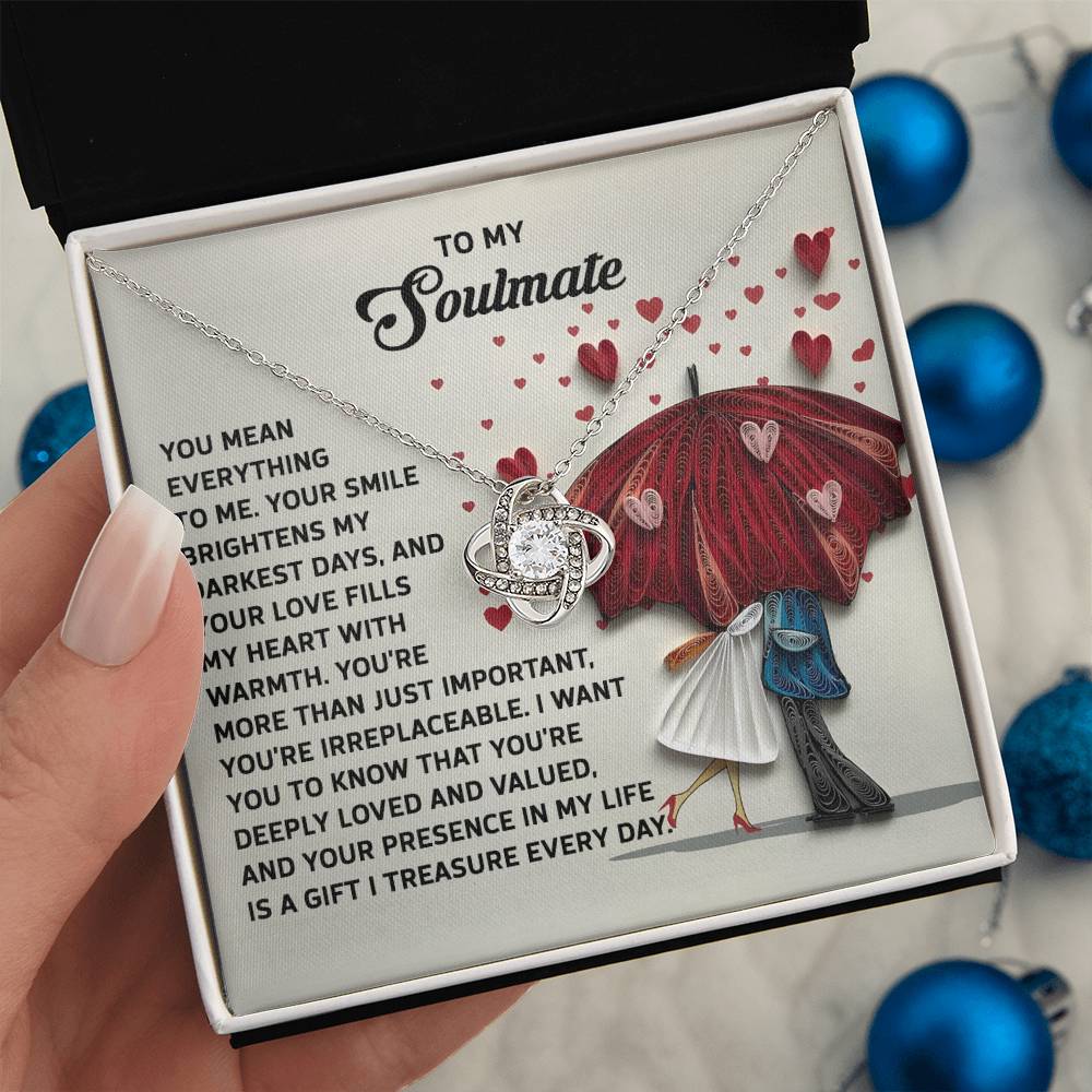 Soulmate - Deeply Loved - Love Knot Necklace