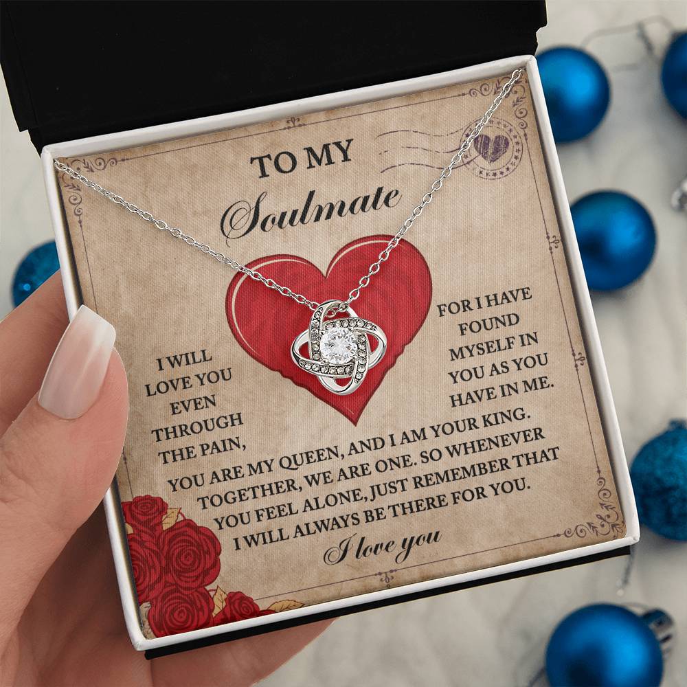 Soulmate - Found Myself - Love Knot Necklace